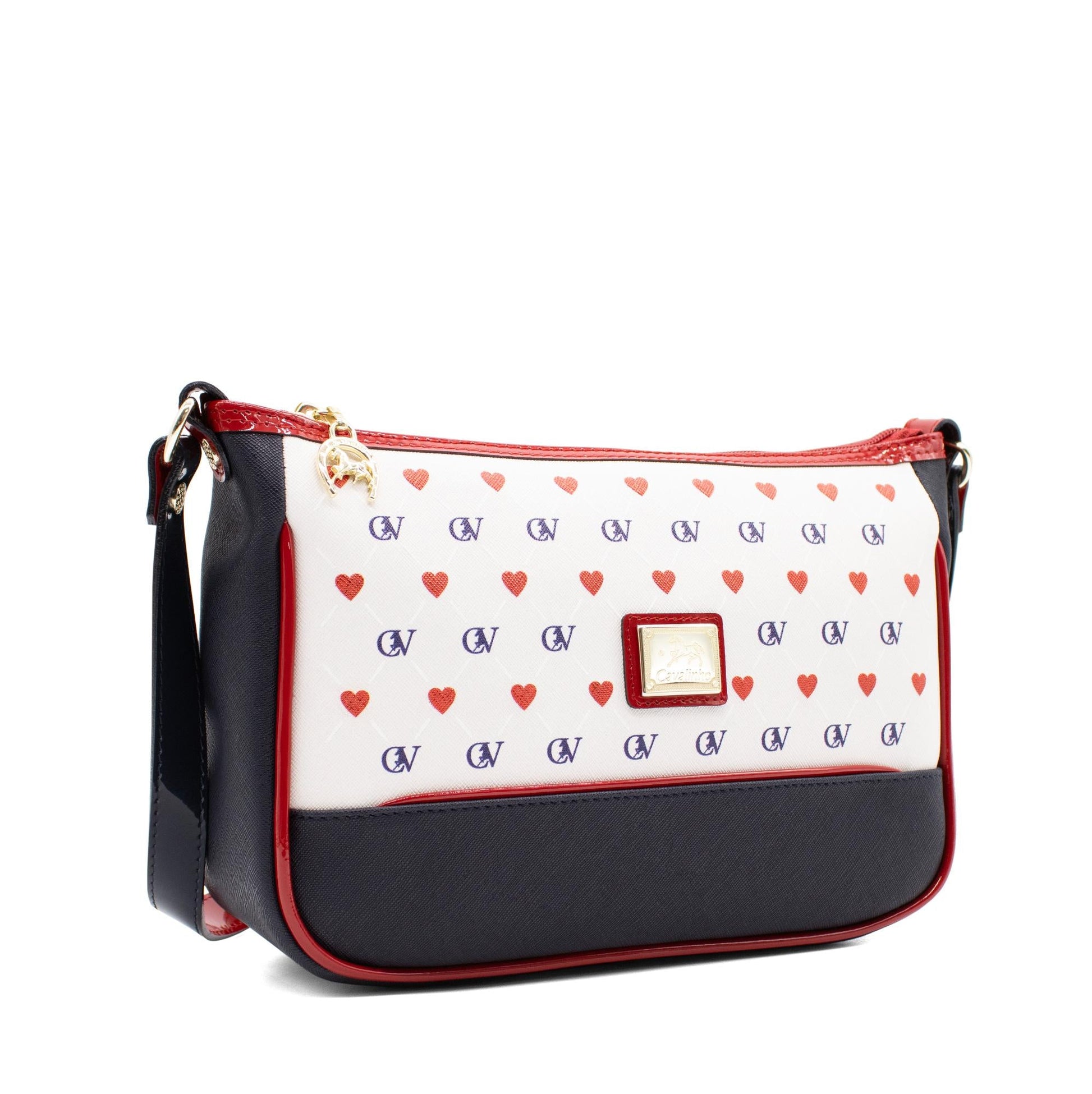 Cavalinho Love Yourself Crossbody Bag SKU 18440473.22 #color_Navy / White / Red 