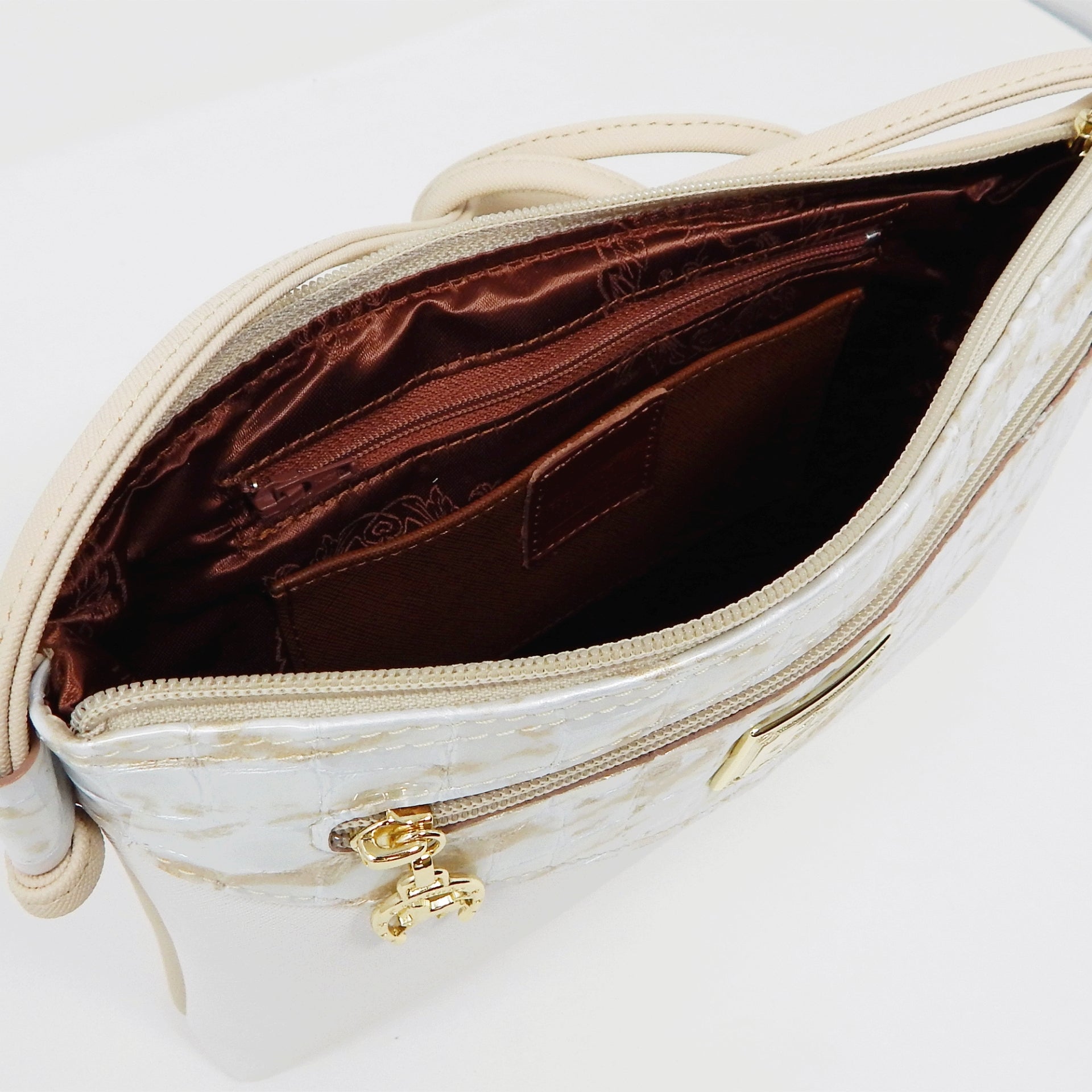 Cavalinho Outlet Mystic Crossbody Bag for Women SKU 18460224.31.99. #color_beige / white