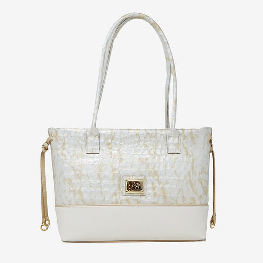 Cavalinho Outlet Mystic Tote Bag for Women SKU 18460359.31.99. #color_beige / white