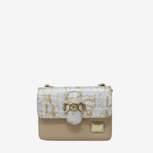 Cavalinho Outlet Mystic Shoulder Bag for Women SKU 18460417.31.99. #color_beige / white