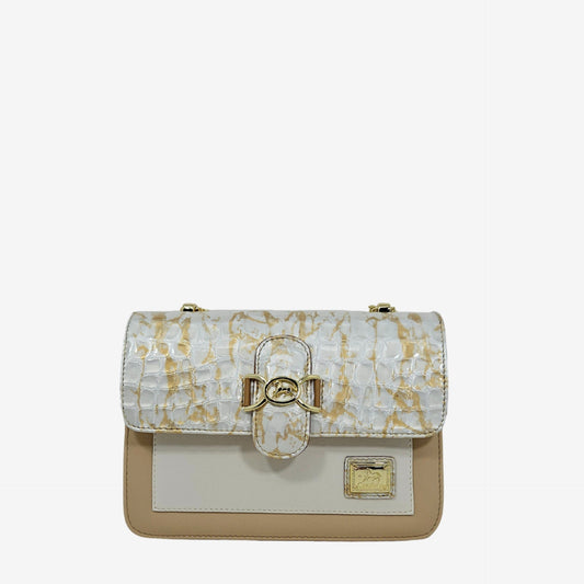 Cavalinho Outlet Mystic Shoulder Bag for Women SKU 18460471.31.99. #color_beige / white