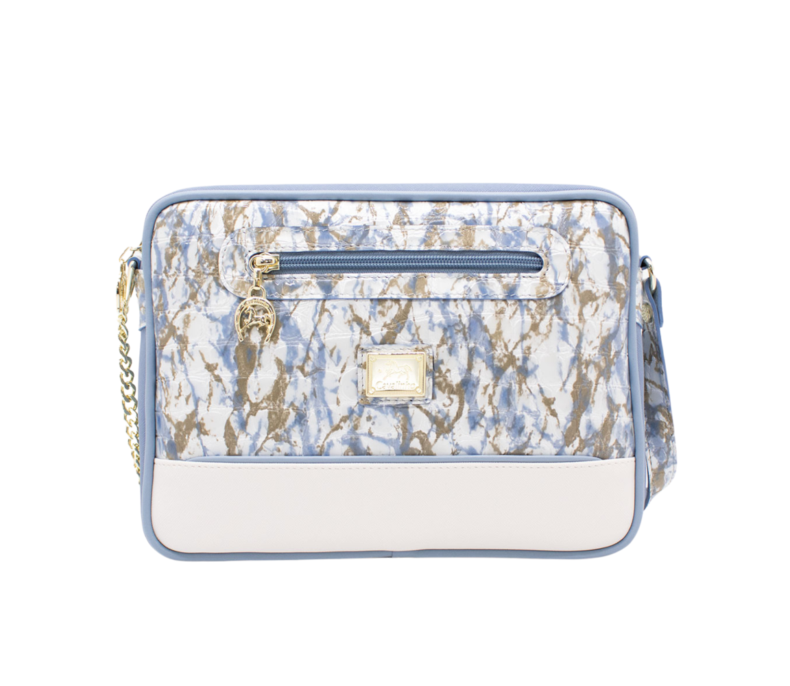 Cavalinho Acqua Bella Crossbody Bag SKU 18600251.10 #color_Blue / White