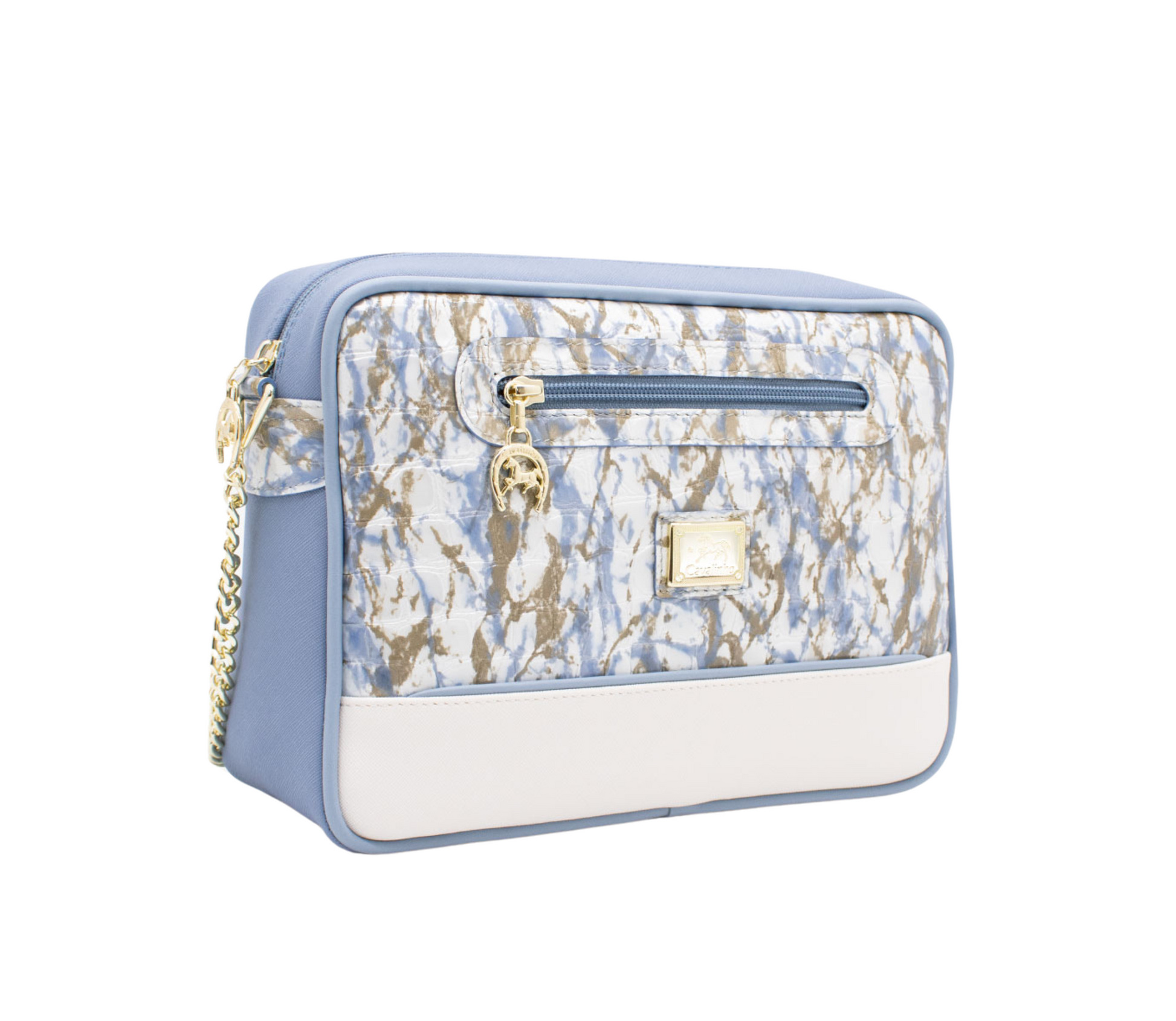 Cavalinho Acqua Bella Crossbody Bag SKU 18600251.10 #color_Blue / White