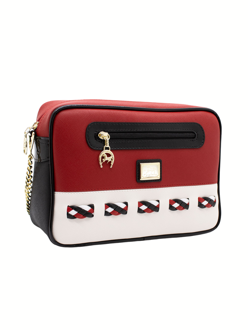 Cavalinho Sailing Crossbody Bag SKU 18690251.23 #color_Black / White / Red