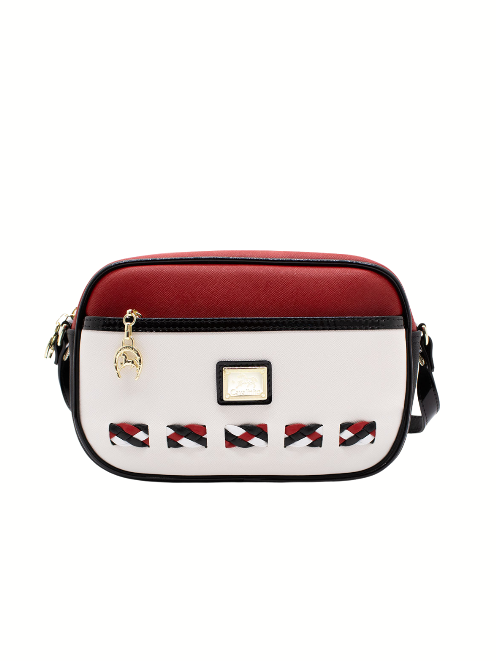 Cavalinho Sailing Crossbody Bag SKU 18690511.23 #color_Black / White / Red