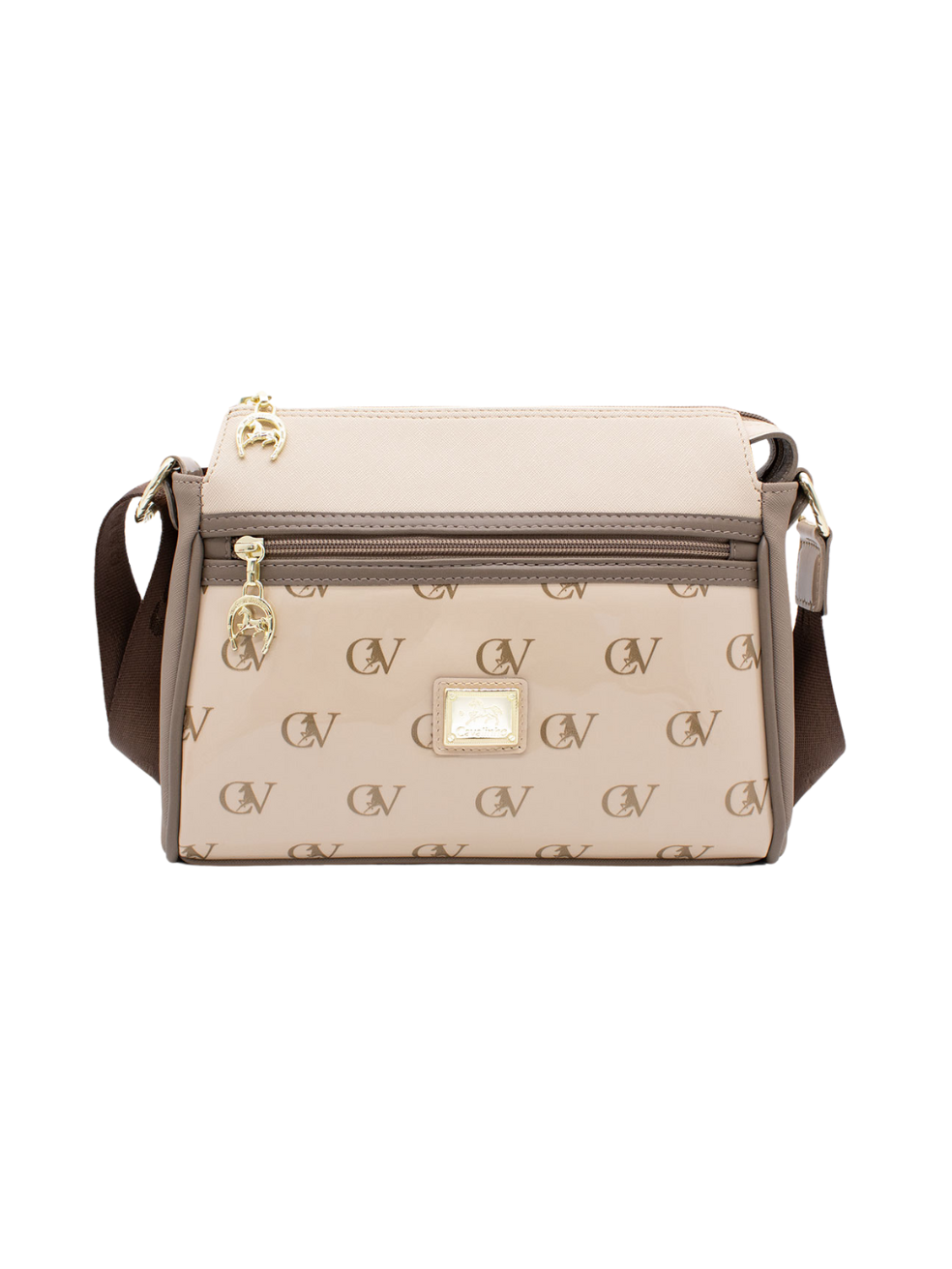 Cavalinho Signature Crossbody Bag SKU 18740373.31 #color_sand / beige