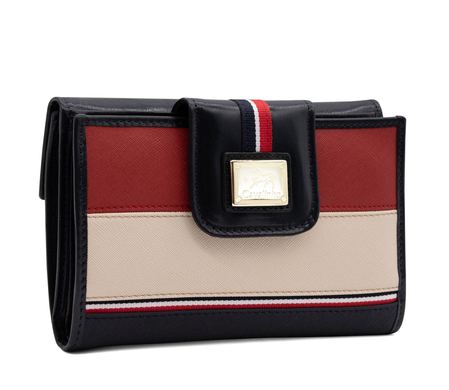 Cavalinho Unique Wallet SKU 28260204.22 #color_Navy / Beige / Red