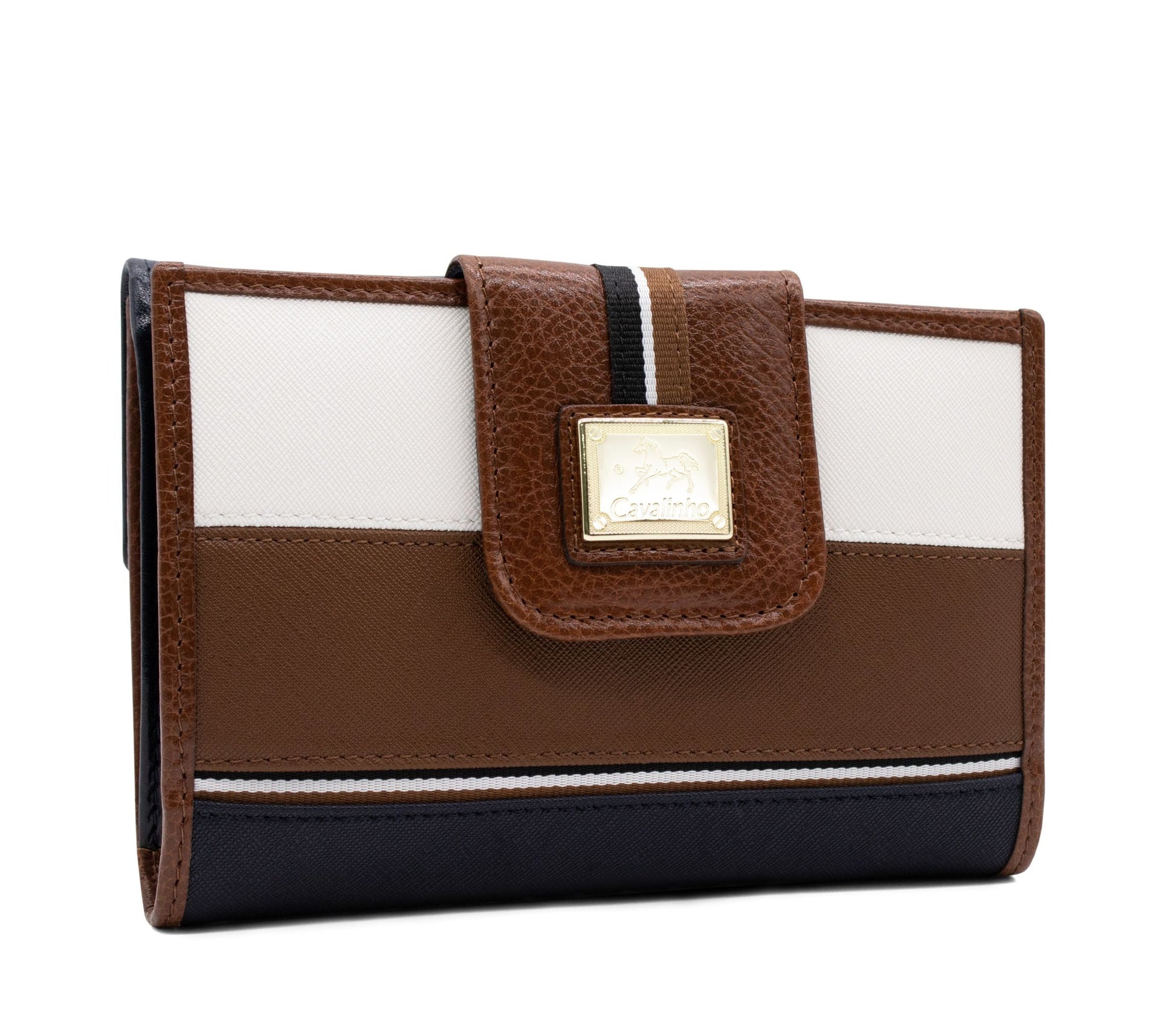 Cavalinho Unique Wallet SKU 28260205.34 #color_Black / SaddleBrown / White