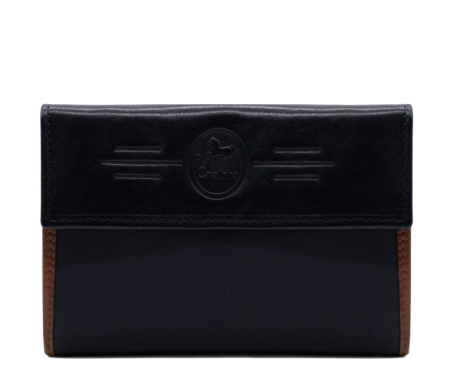 Cavalinho Unique Wallet SKU 28260205.34 #color_Black / SaddleBrown / White