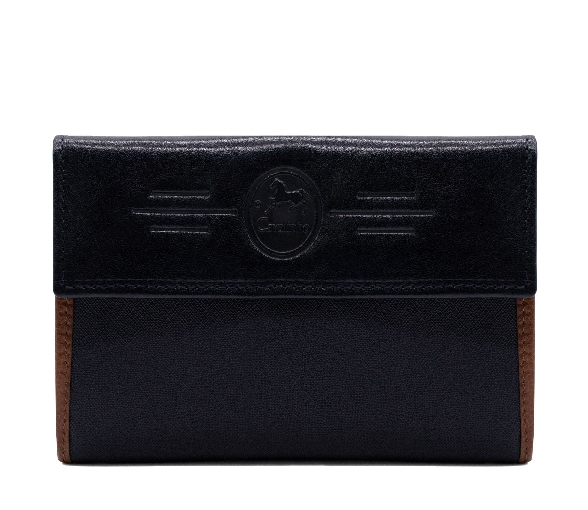 Cavalinho Unique Wallet SKU 28260205.34 #color_Black / SaddleBrown / White