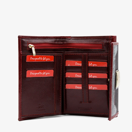 Cavalinho Royal Wallet SKU 28390202.23 #color_ Black / White / Red / Silver 