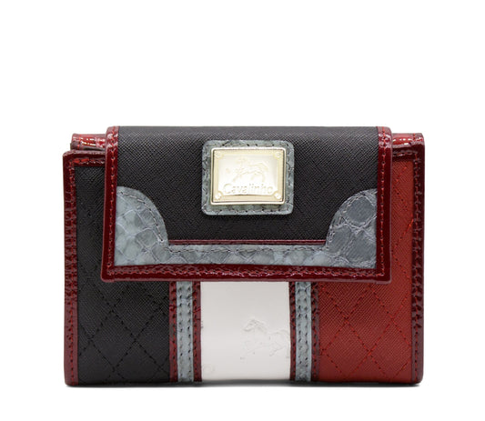 Cavalinho Royal Wallet SKU 28390203.23 #color_Black / White / Red / Silver