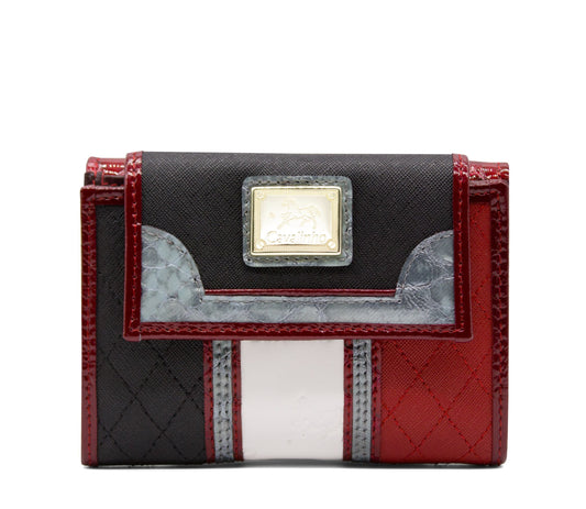 Cavalinho Royal Wallet SKU 28390219.23 #color_Black / White / Red / Silver