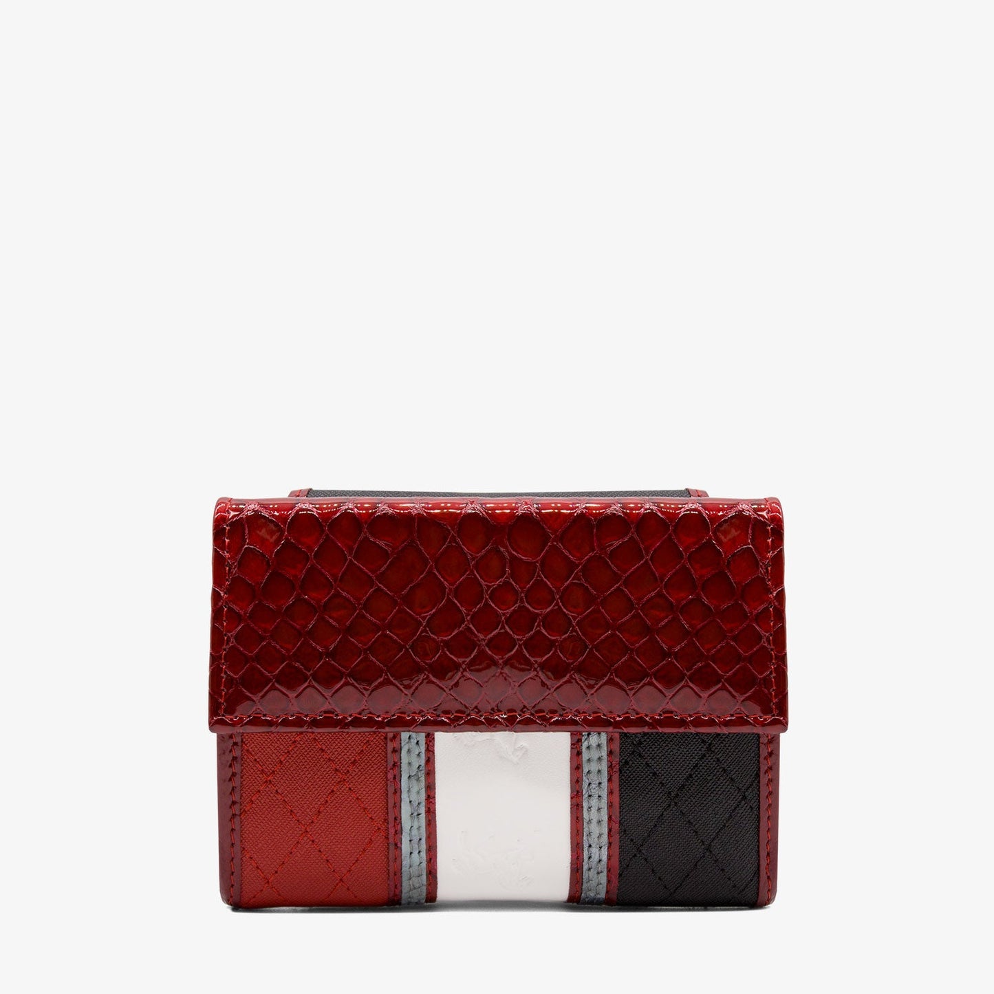 Cavalinho Royal Wallet SKU 28390219.23 #color_Black / White / Red / Silver