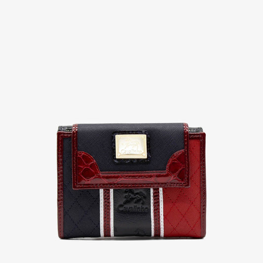 Cavalinho Outlet Wallets - Prestige Samll Wallet SKU 28450215.22 #color_navy / white / red