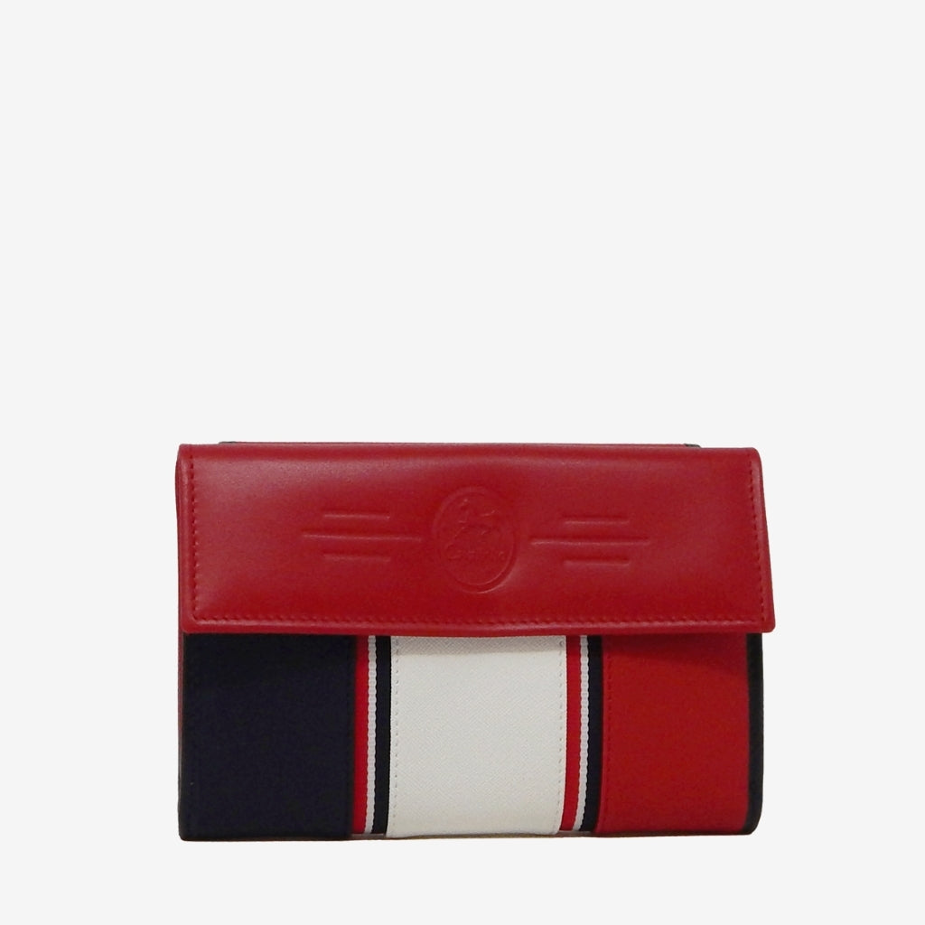 Cavalinho Outlet Nautical Trifold Wallet for Women SKU 28590204.23 #color_Navy / White / Red
