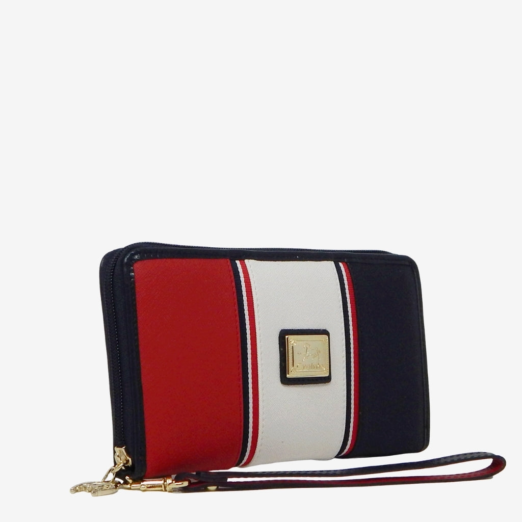 Cavalinho Outlet Nautical Wristlet Wallet for Women SKU 28590213.23 #color_Navy / White / Red