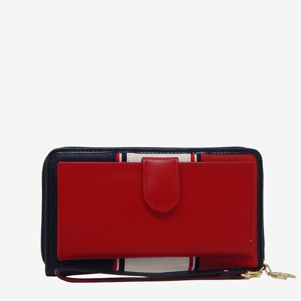 Cavalinho Outlet Nautical Wristlet Wallet for Women SKU 28590213.23 #color_Navy / White / Red