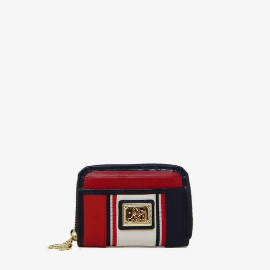 Cavalinho Outlet Nautical Card Holder Wallet for Women SKU 28590275.23 #color_Navy / White / Red