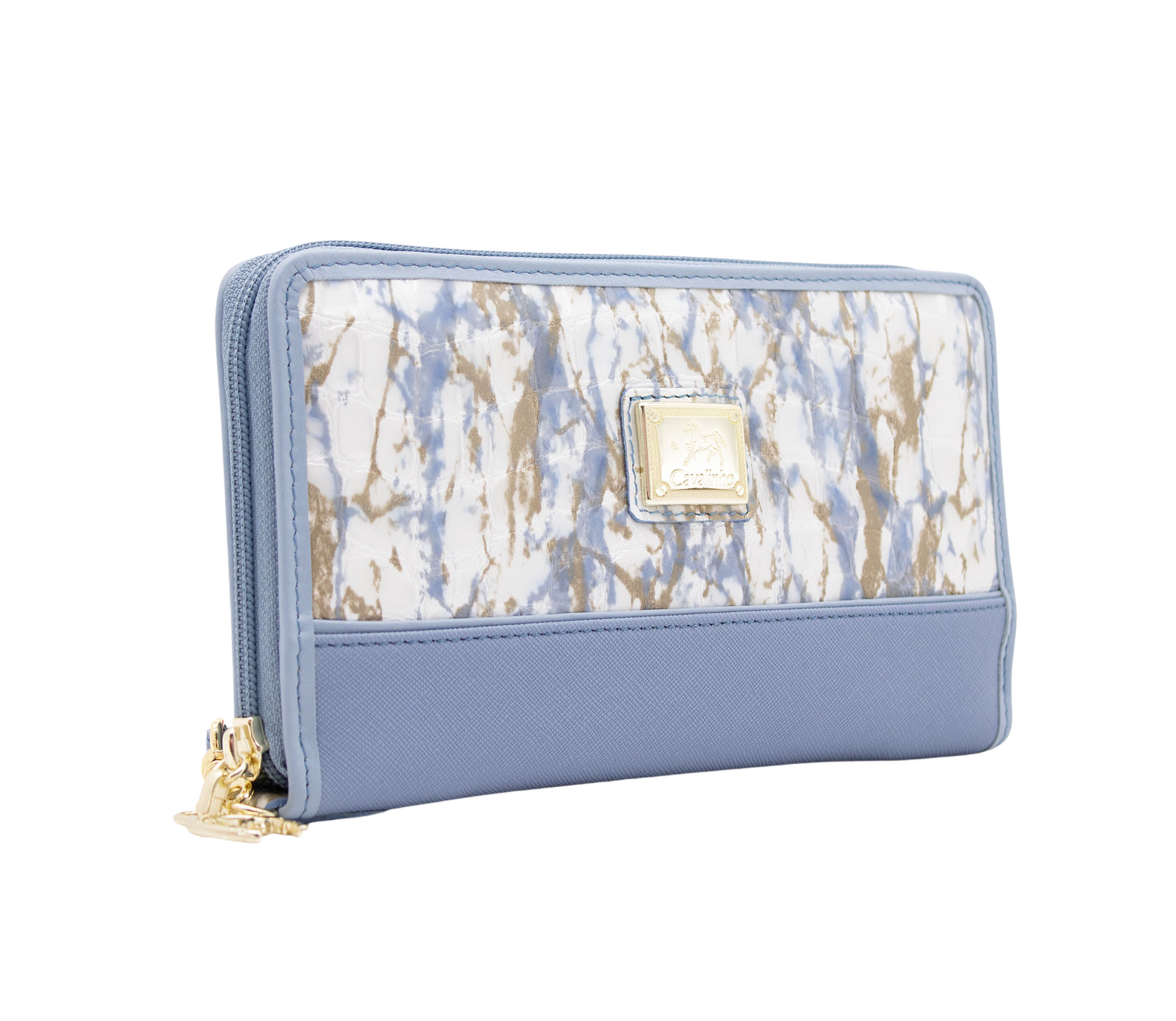 Cavalinho Acqua Bella Wristlet Wallet SKU 28600213.10 #color_Blue / White