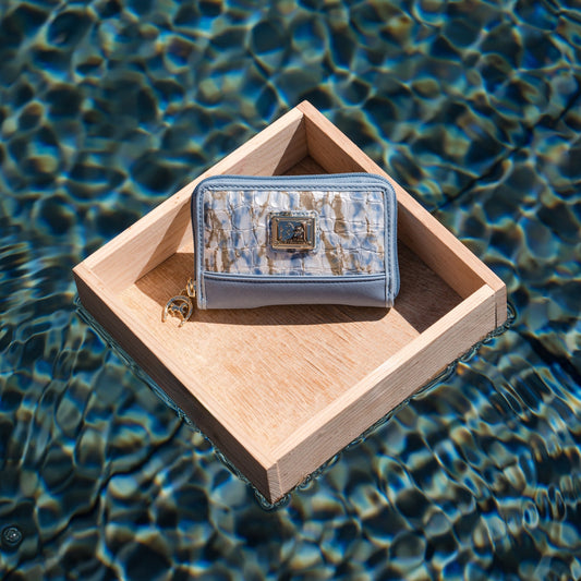 Cavalinho Acqua Bella Card Holder Wallet SKU 28600217.10.99. #color_blue  /white