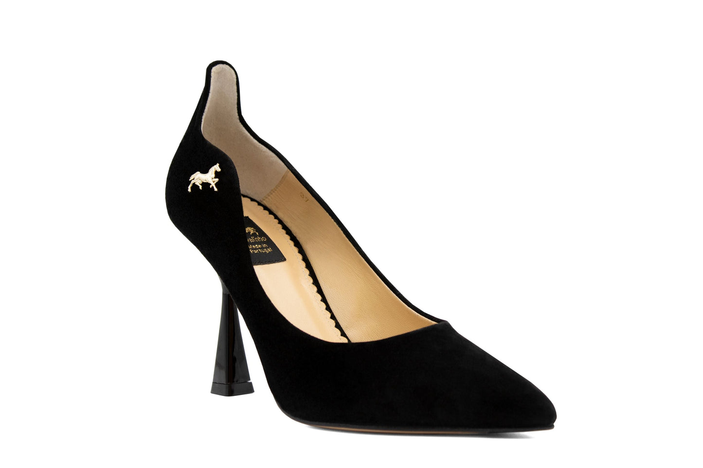 #color_ Black | Cavalinho Suede EndLess Love High Heels - Black - 48100585.01_2