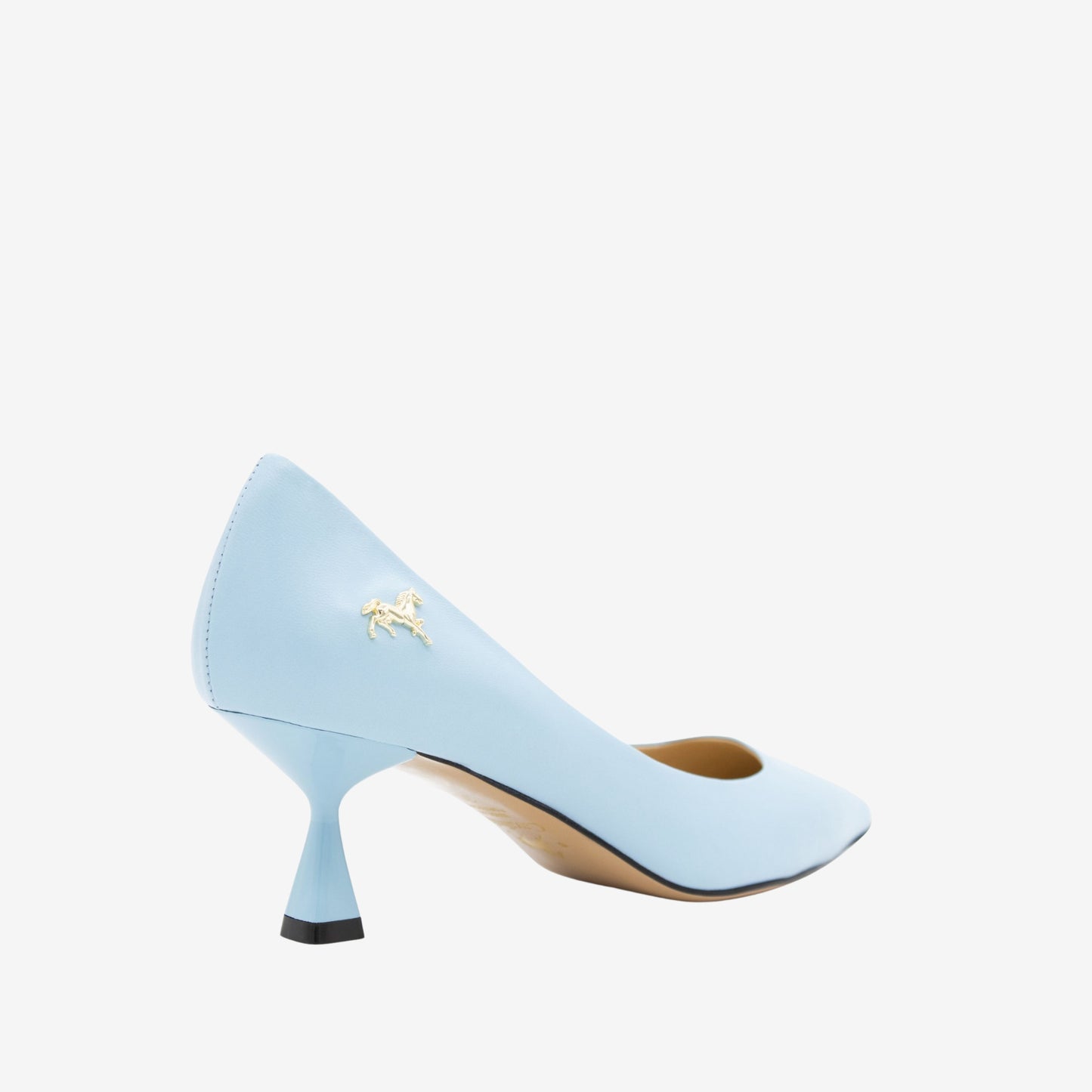 Be Loved Low Heel Light Blue Pump - Size 40 EU