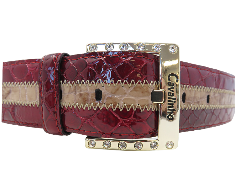 #color_ DarkRed Gold | Cavalinho Burgundy Belt - DarkRed Gold - 5010408burgundygold2