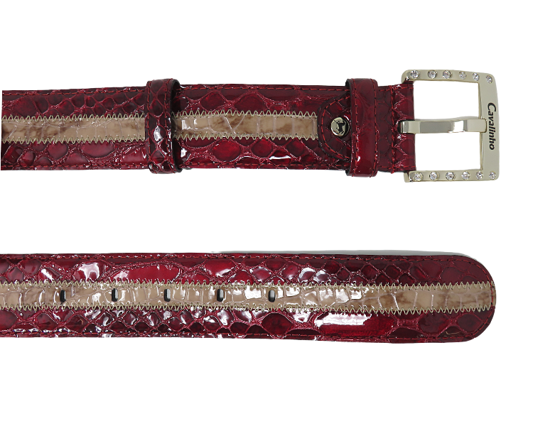 #color_ DarkRed Gold | Cavalinho Burgundy Belt - DarkRed Gold - 5010408burgundygold3_2